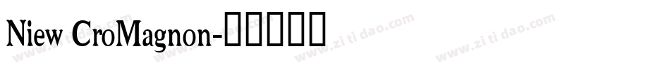 Niew CroMagnon字体转换